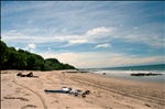 On the beach in Montezuma